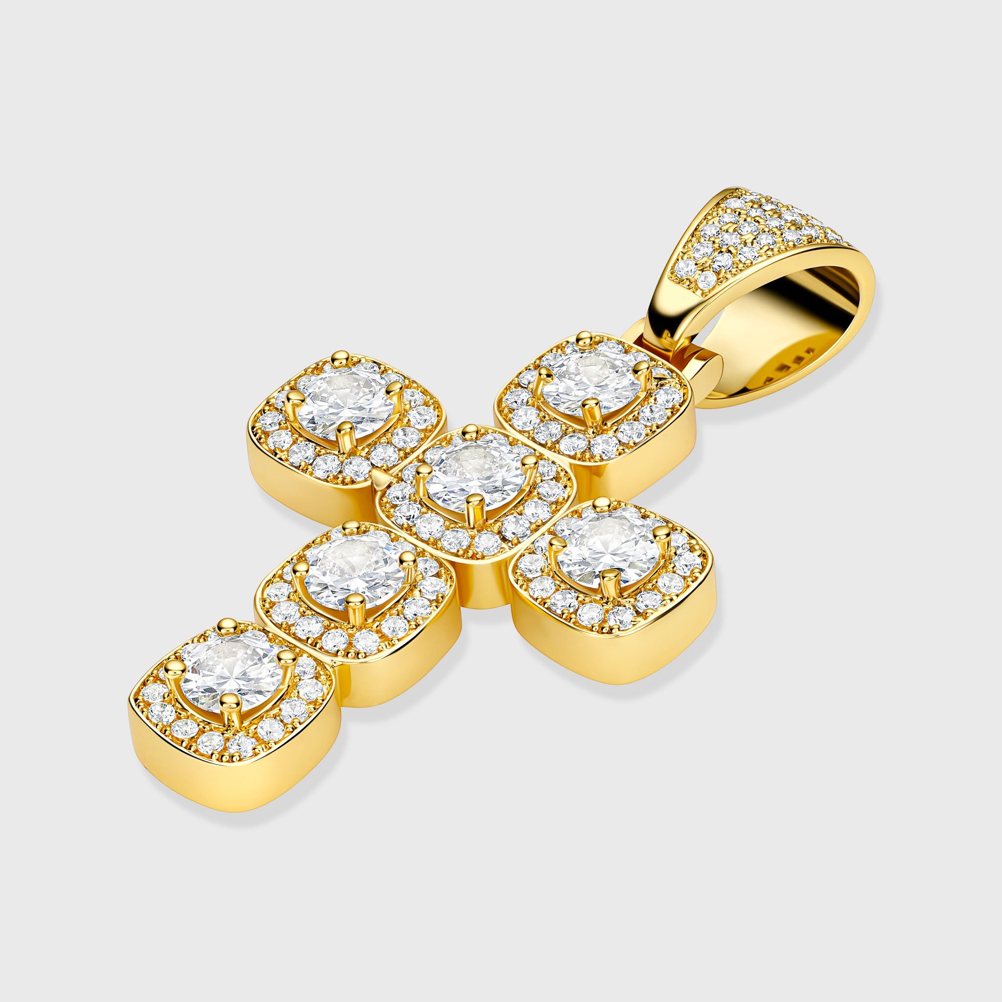 Radiant Cross Pendant (Gold)