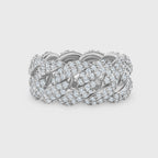Iced Cuban Ring (Silver)