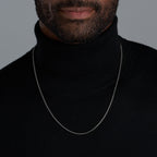 Round Box Chain (Silver) - 3mm