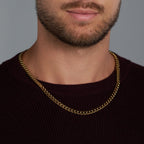 Cuban Link Chain (Gold) - 5mm