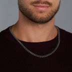 Cuban Link Chain (Silver) - 5mm