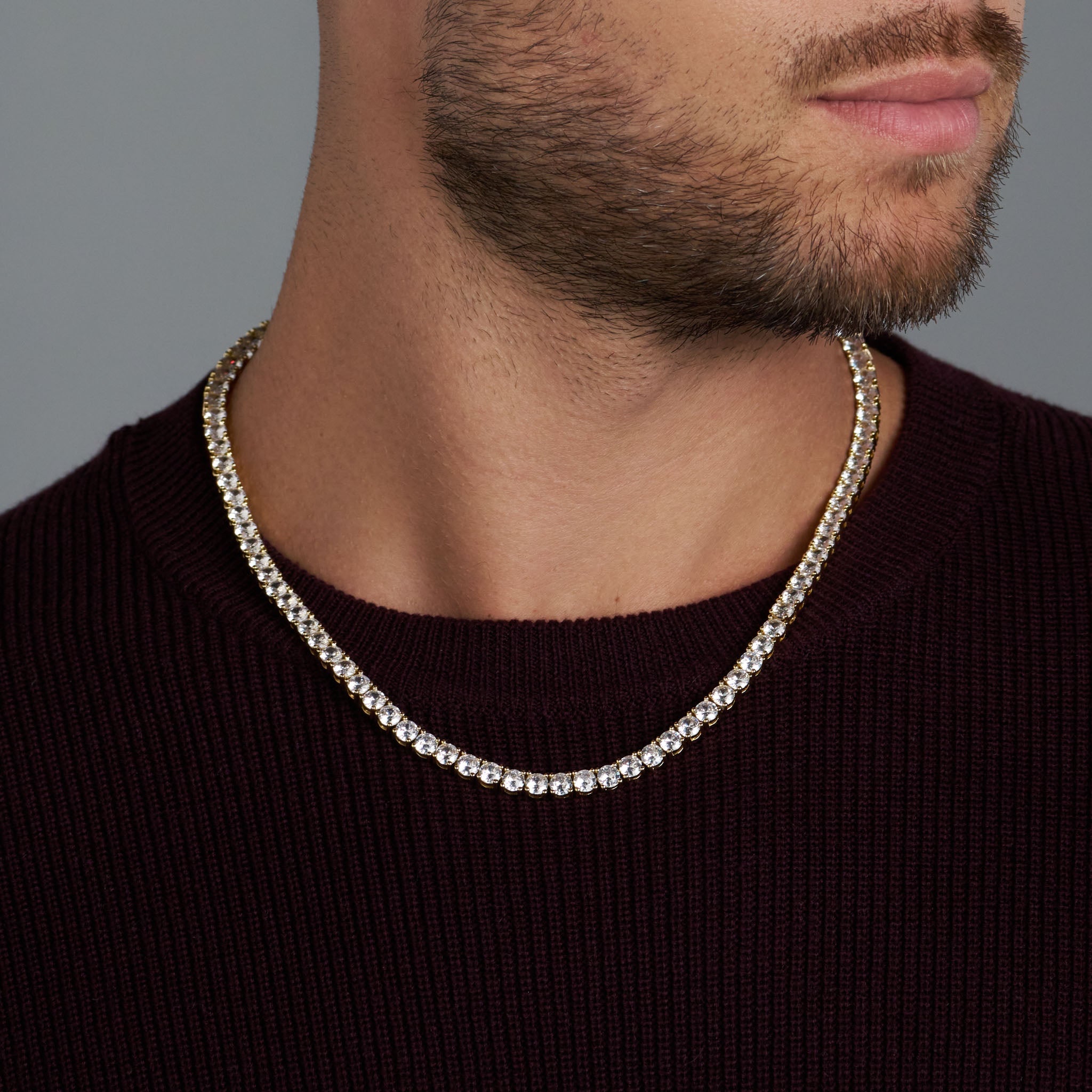 Tennis Chain (Gold) - 5mm