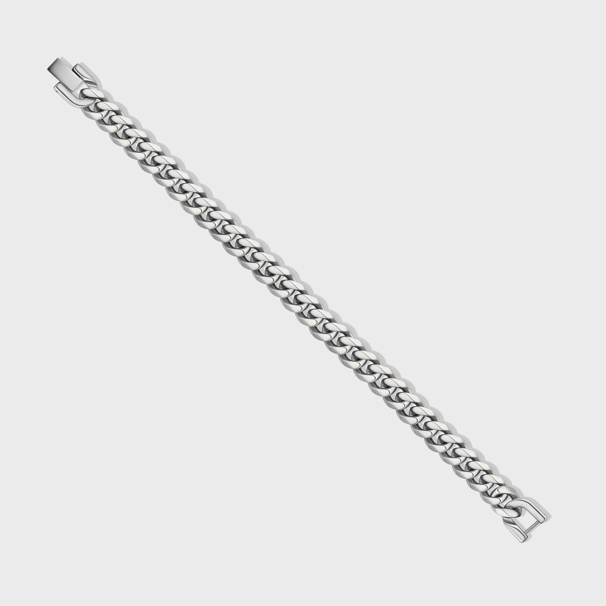 Cuban Link Bracelet (Silver) - 8mm