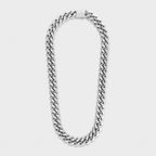 Cuban Link Chain (Silver) - 16mm