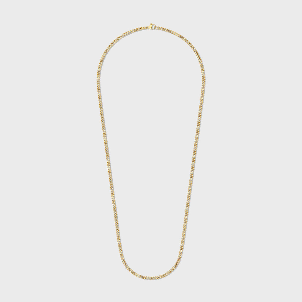 Micro Cuban Link Chain (Gold)