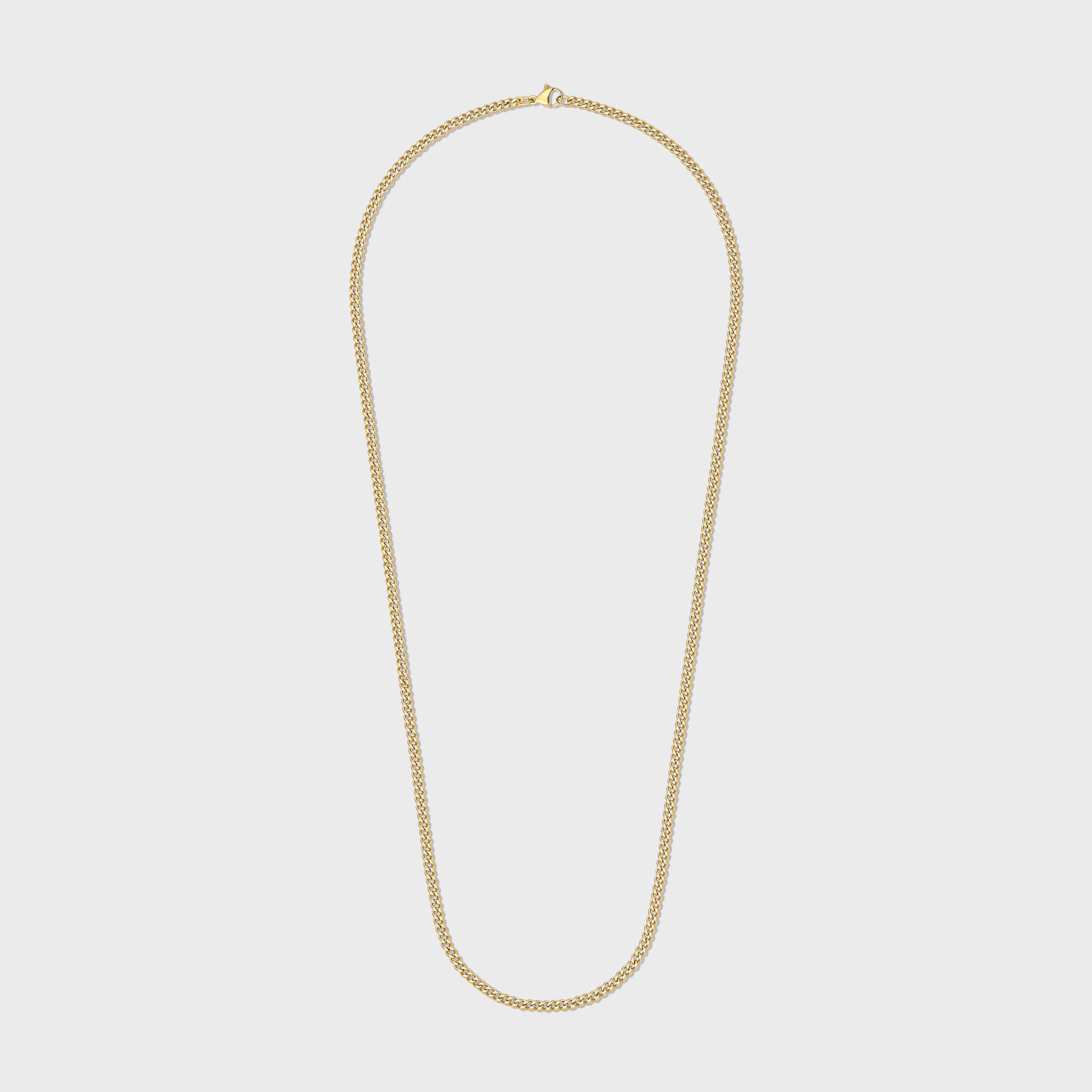 Micro Cuban Link Chain (Gold)