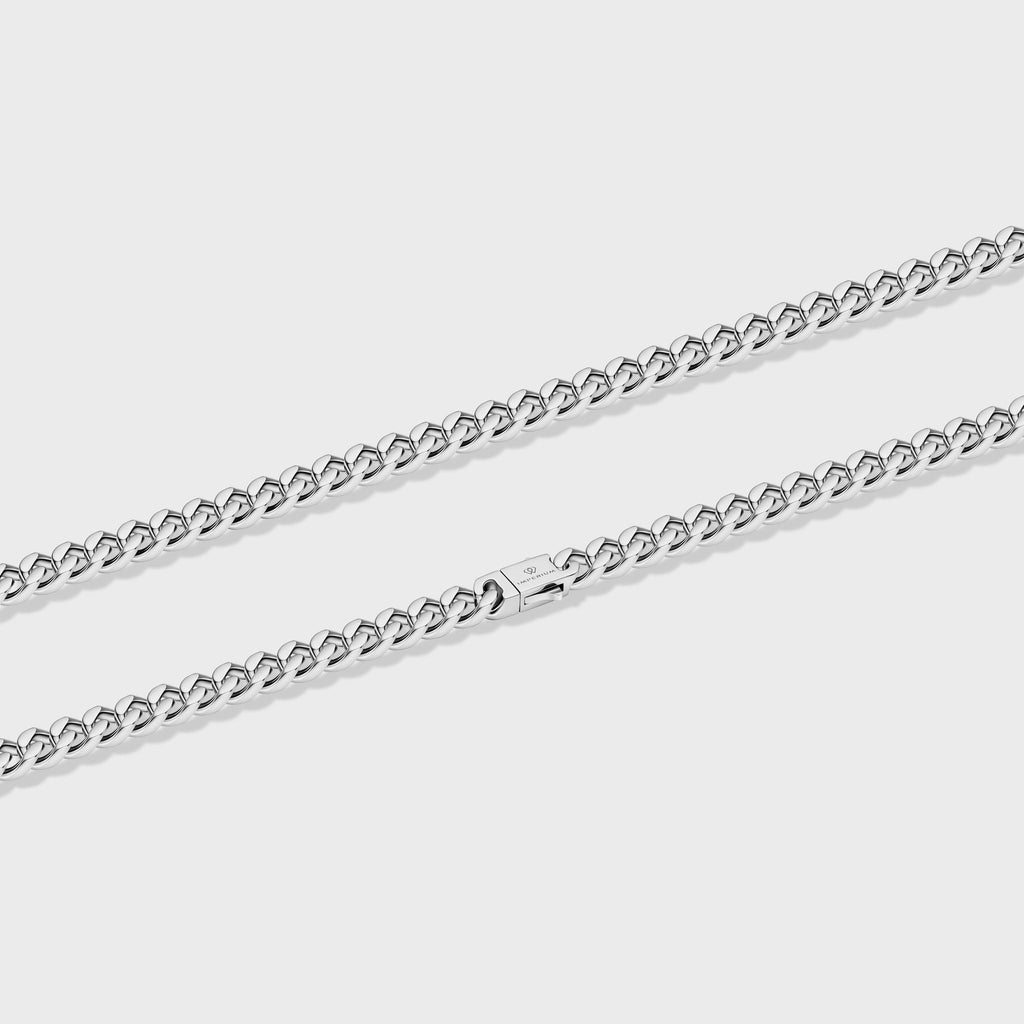 Cuban 5mm + Franco 3mm Stack (Silver)