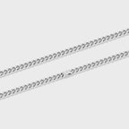 Cuban 5mm + Franco 3mm Stack (Silver)