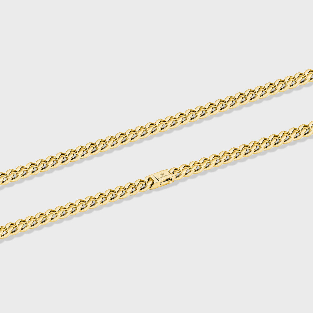 Cuban 5mm + Rope 4mm Stack (Gold)