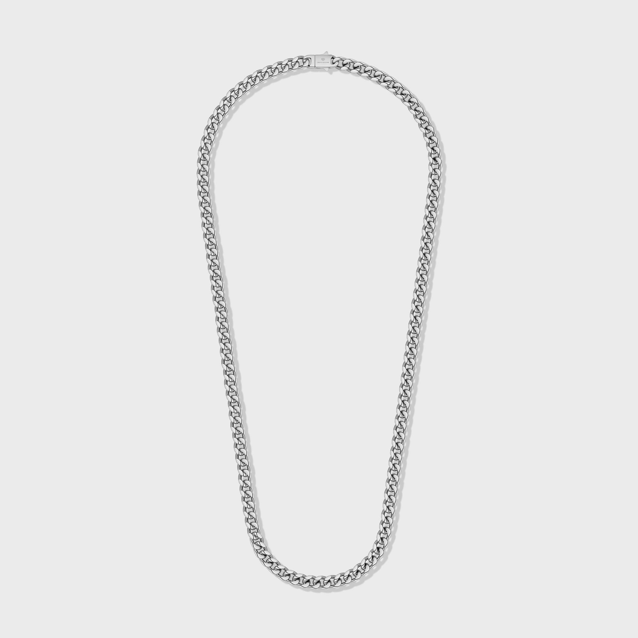 Cuban Link Chain (Silver) - 5mm