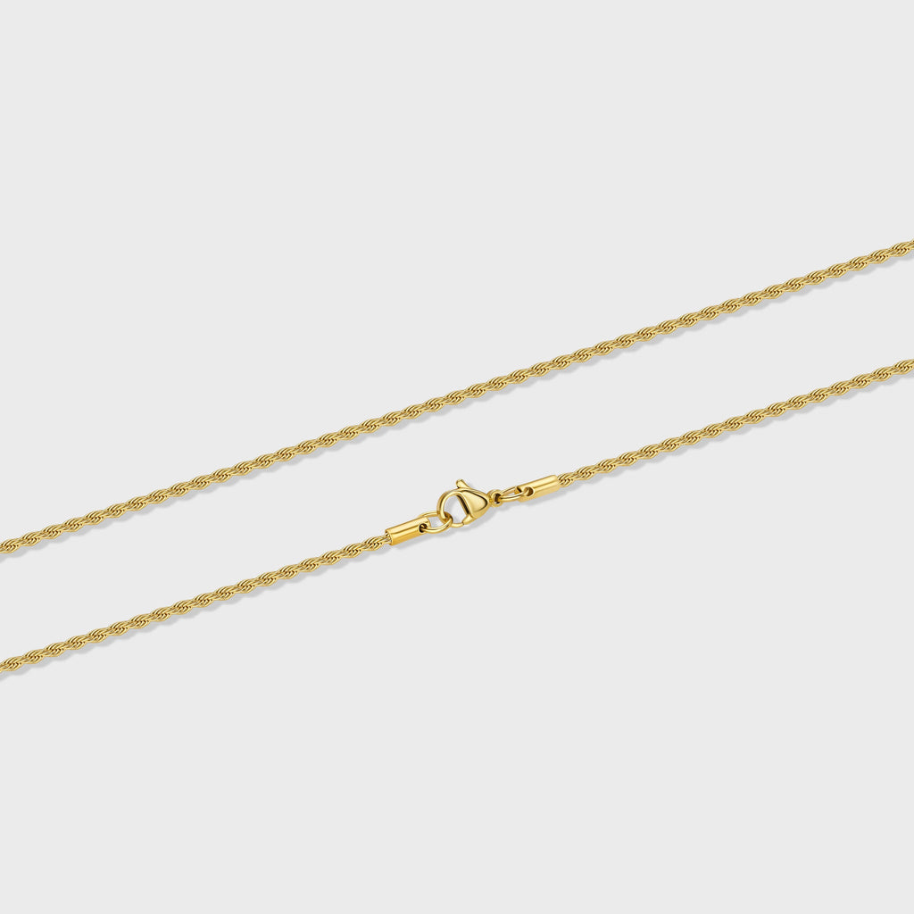 Rope Chain (Gold) - 2mm