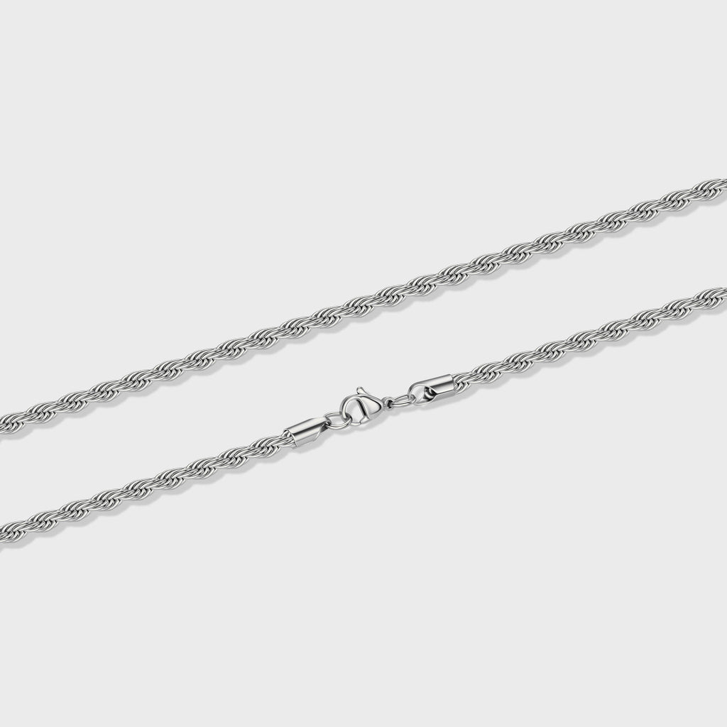 Rope Chain (Silver) - 4mm
