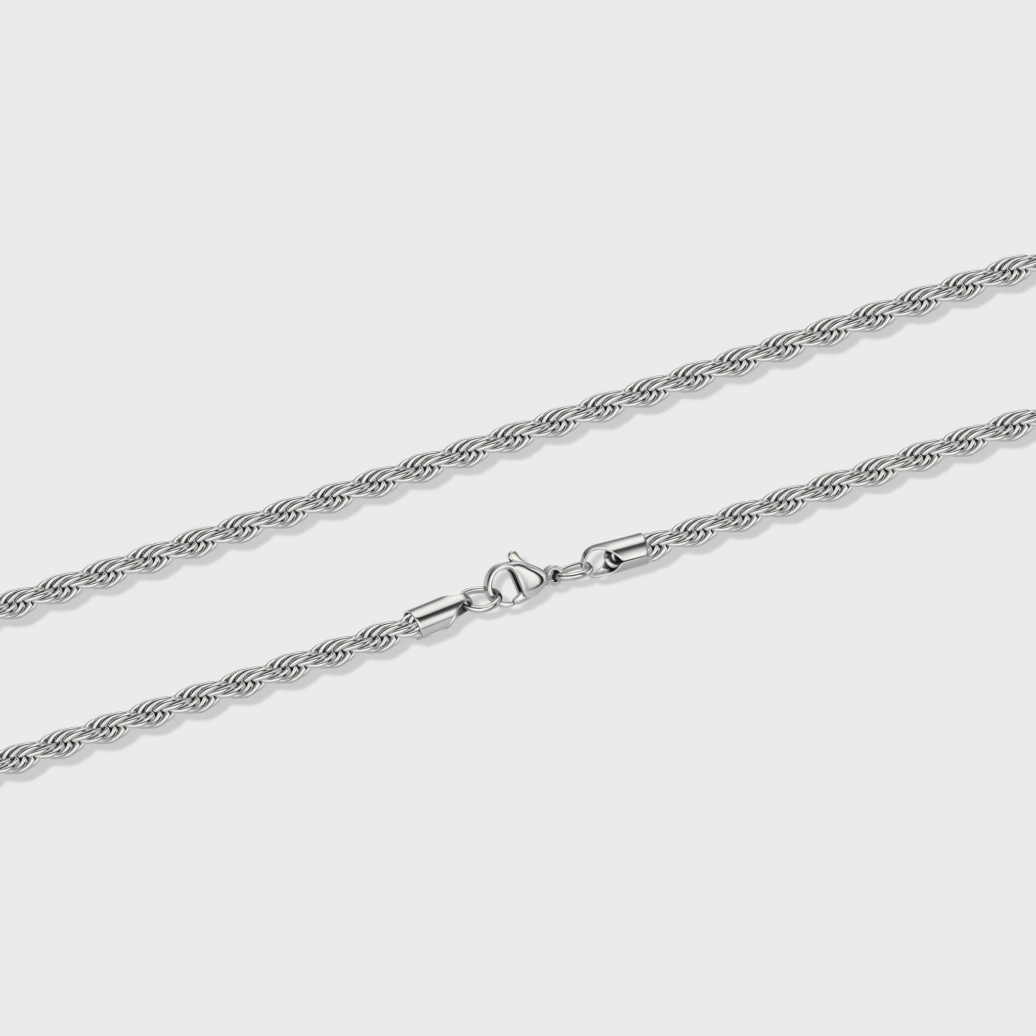 Rope Chain (Silver) - 4mm