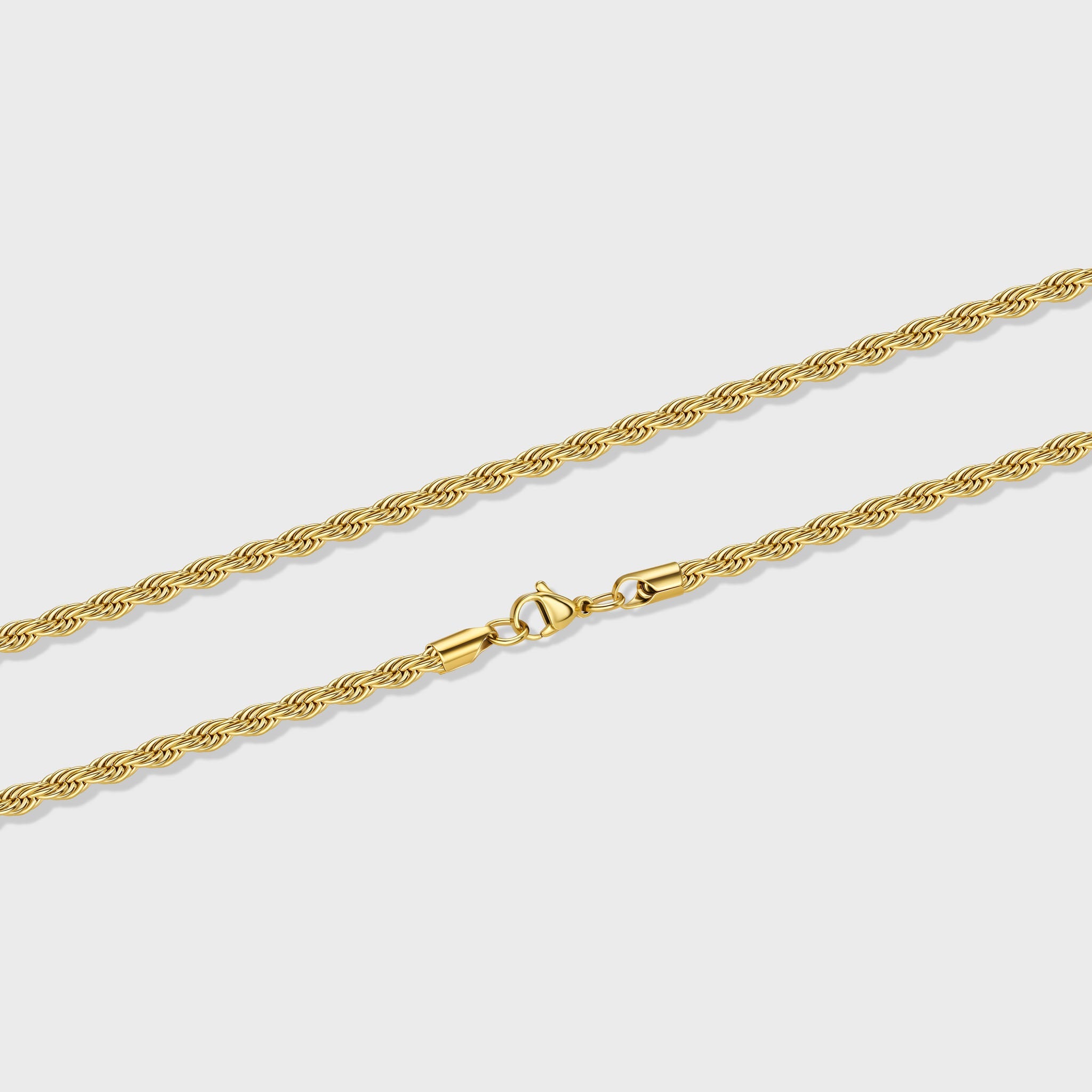Rope Chain (Gold) - 4mm