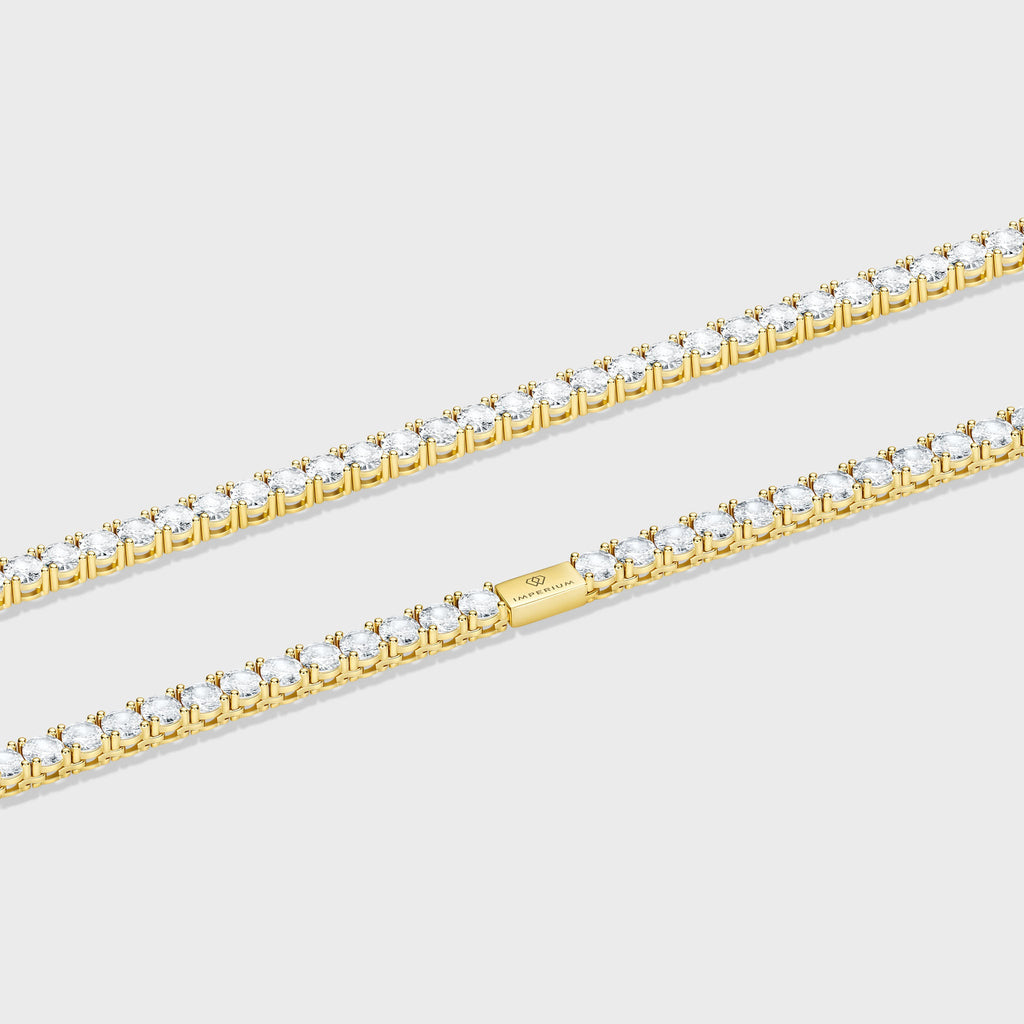 Tennis Chain (Gold) - 5mm