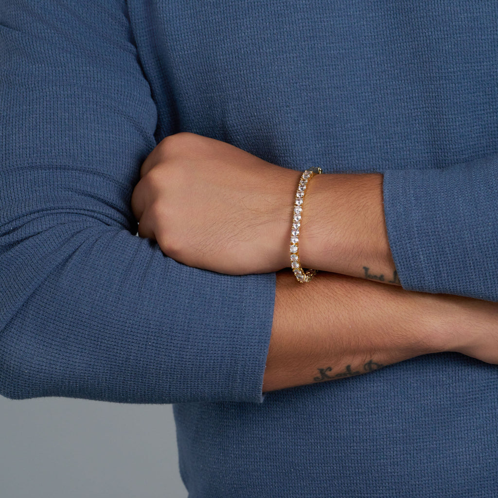 Tennis Bracelet (Gold) - 5mm