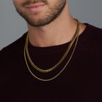 Cuban 5mm + Micro Cuban Stack (Gold)