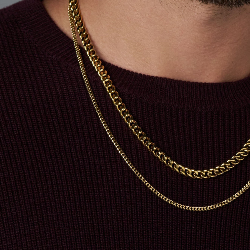 Cuban 5mm + Micro Cuban Stack (Gold)