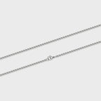 Round Box Chain (Silver) - 3mm