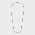 Round Box Chain (Silver) - 3mm