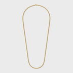 Round Box Chain (Gold) - 3mm