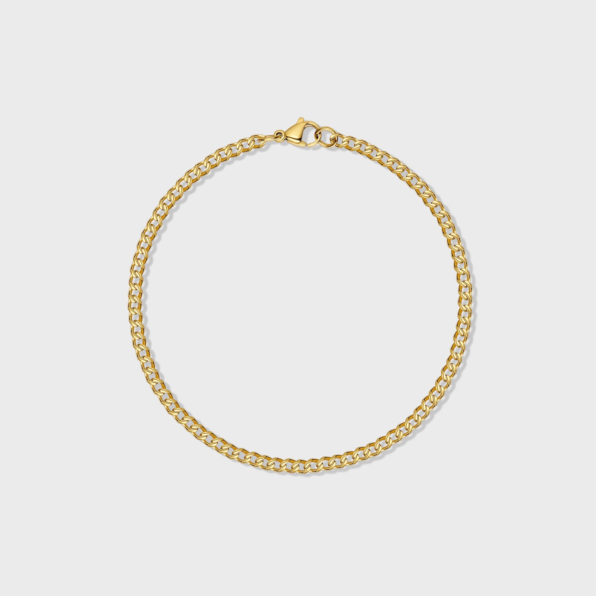 Micro Cuban Bracelet (Gold)