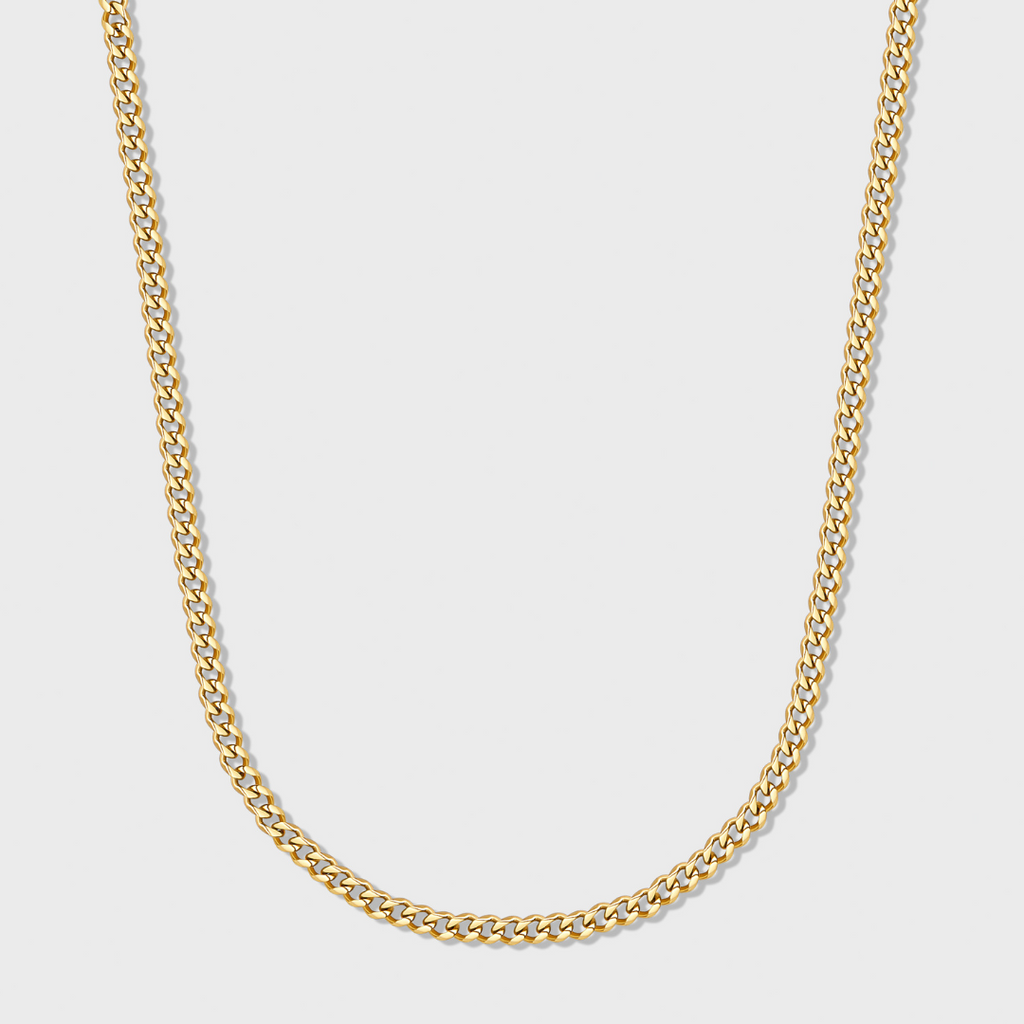 Micro Cuban Link Chain (Gold)