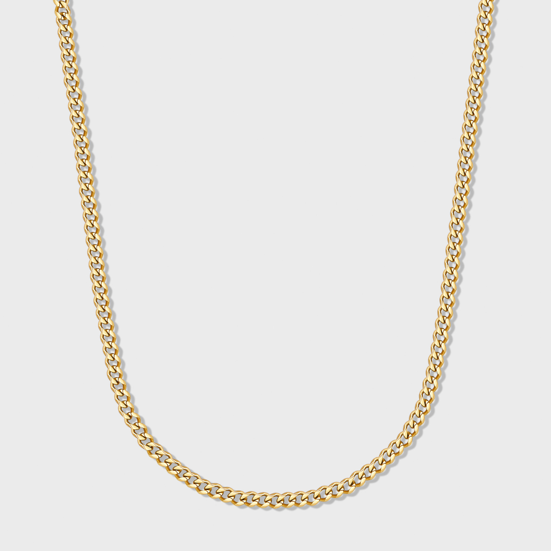 Micro Cuban Link Chain (Gold)