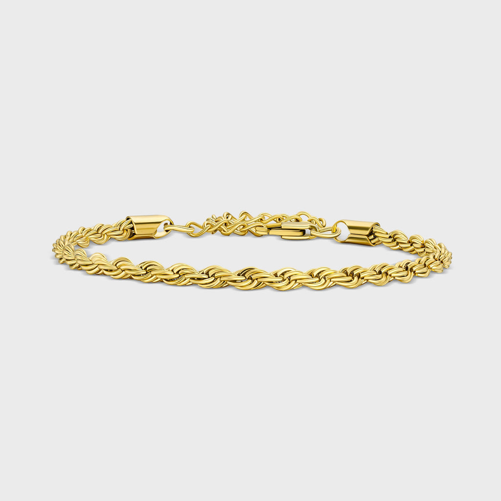 Rope Bracelet (Gold) - 4mm