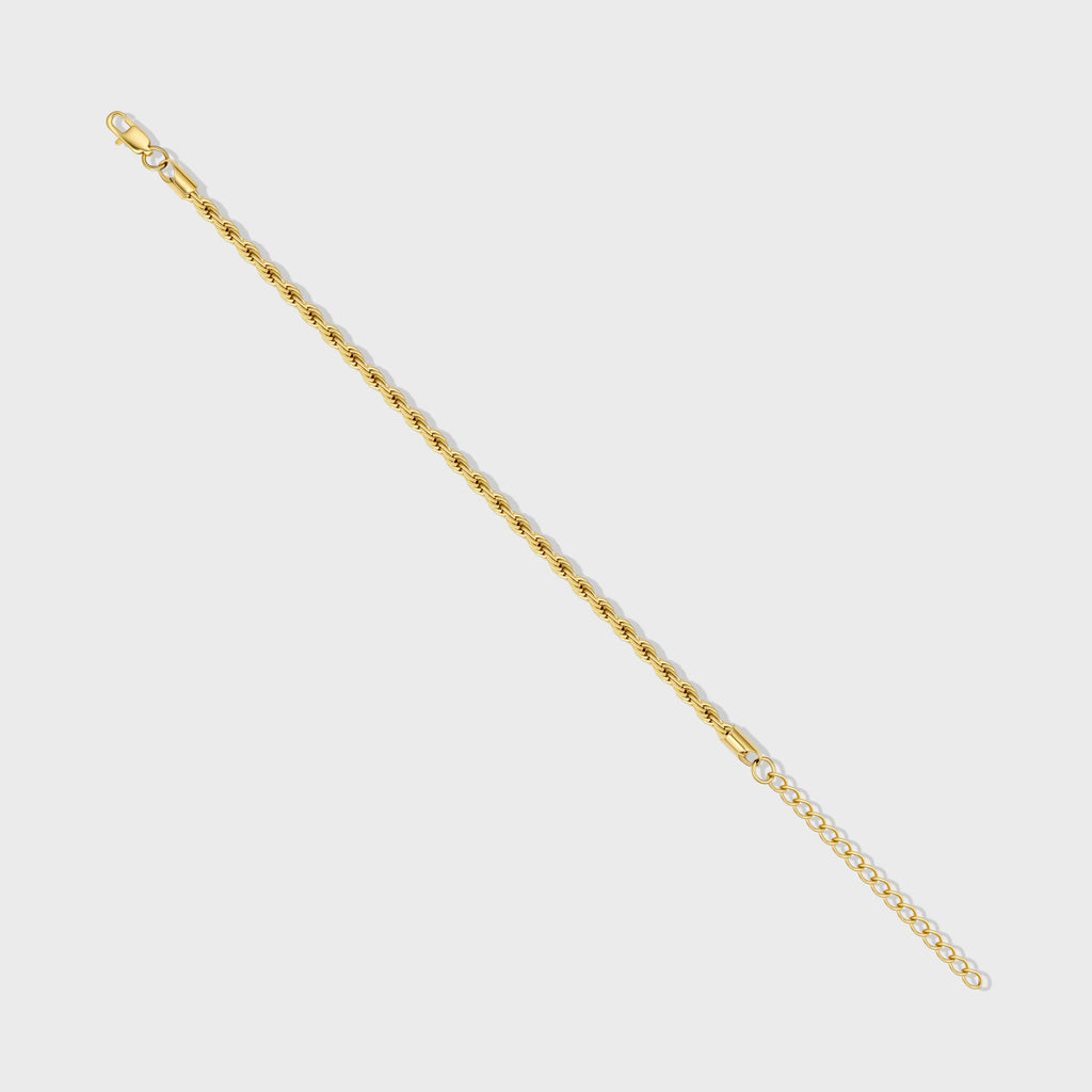 Rope Bracelet (Gold) - 4mm